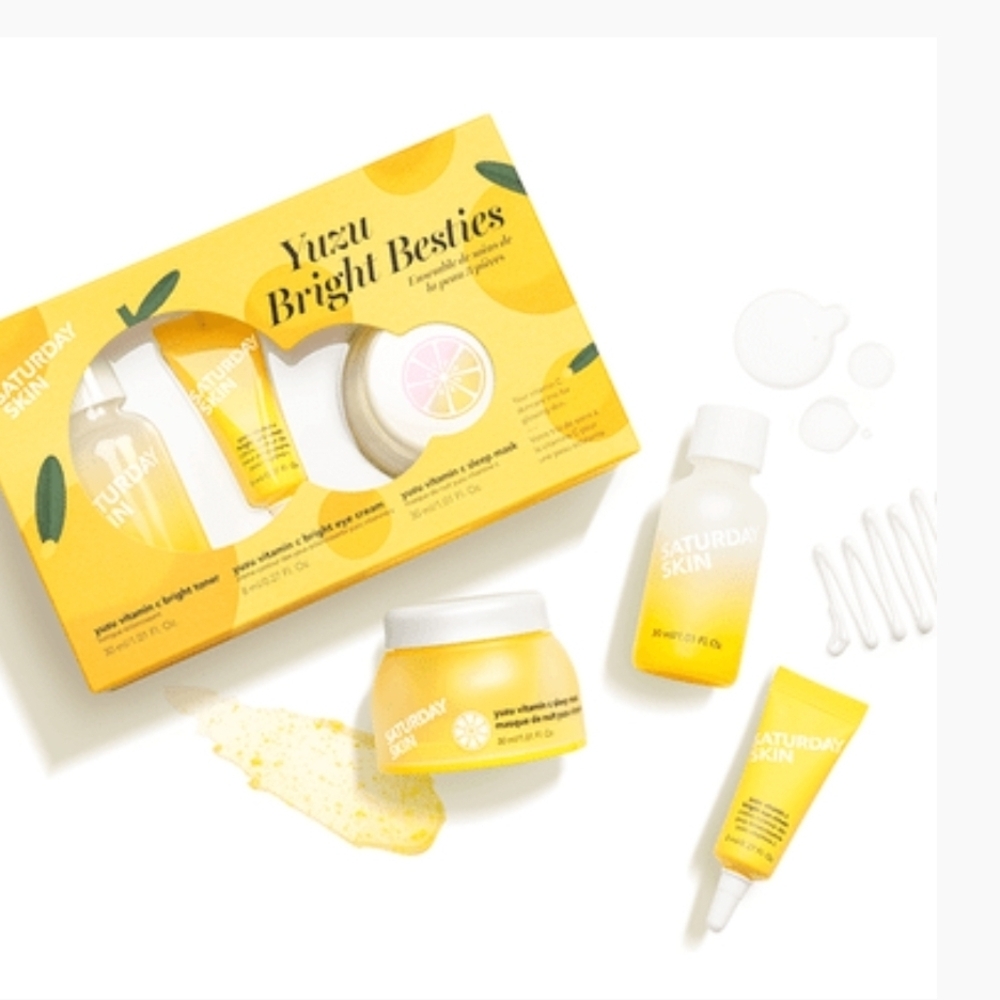 Saturday Skin Yuzu Vitamin C Skincare Set - Picture 3 of 5